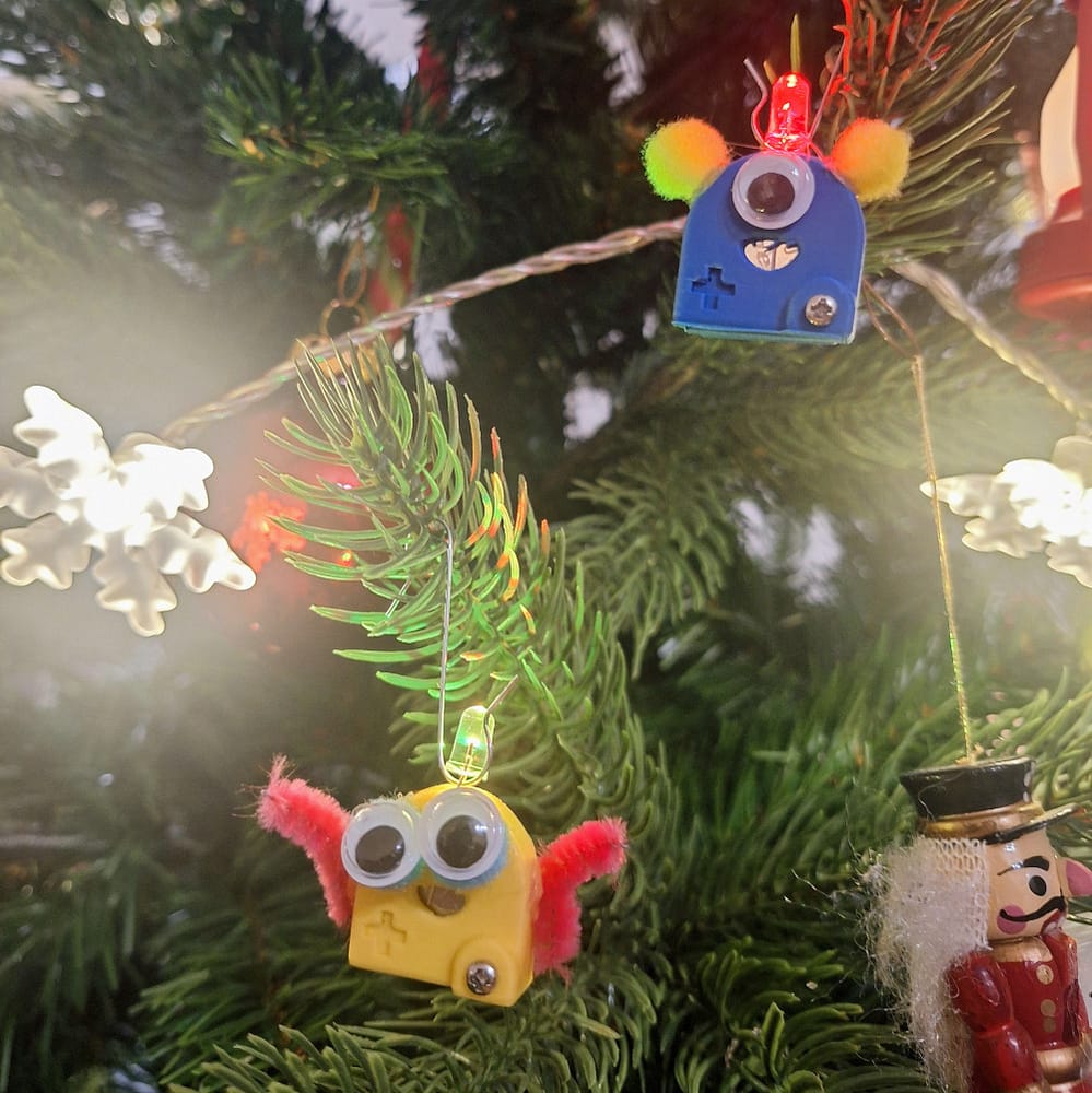 Foto Wunderwuzzi LED Roboter Weihnachtsdekoration