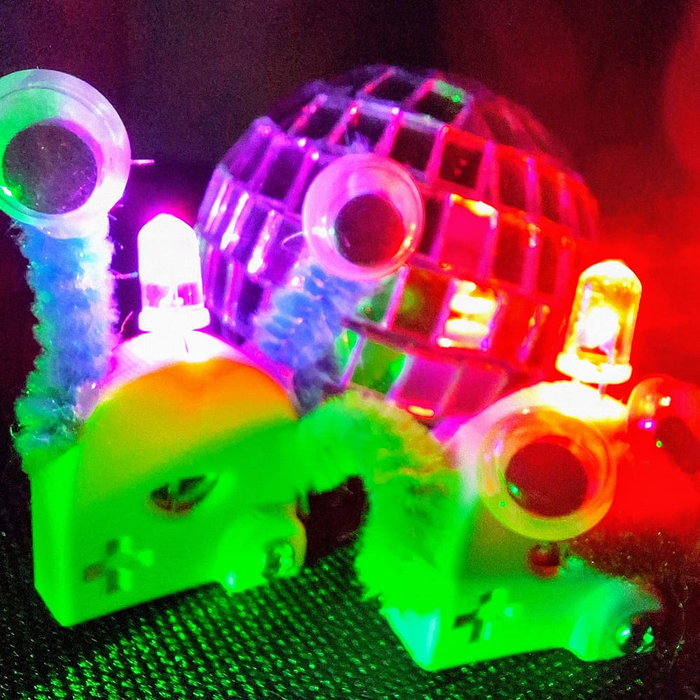 Foto Discolicht Wunderwuzzi LED Roboter