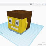 Bildschirmfoto Tinkercad Wunderwuzzi Roboter