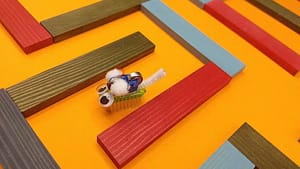 Labyrinth-Wunderwuzzi Roboter