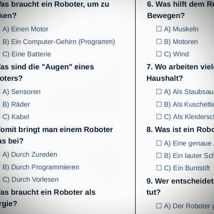 Wunderwuzzi-Roboter-Quiz-Vorschau
